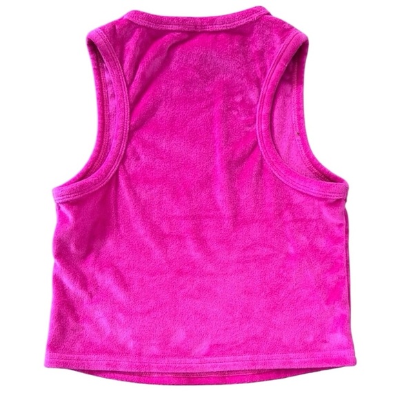 BOUTIQUE Swiftie Kids Fuschia plush(96% polyester/4% spandex Tank Top - Picture 6 of 6